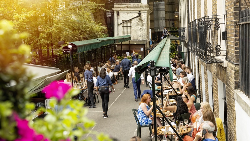 best outdoor drinking spots in London