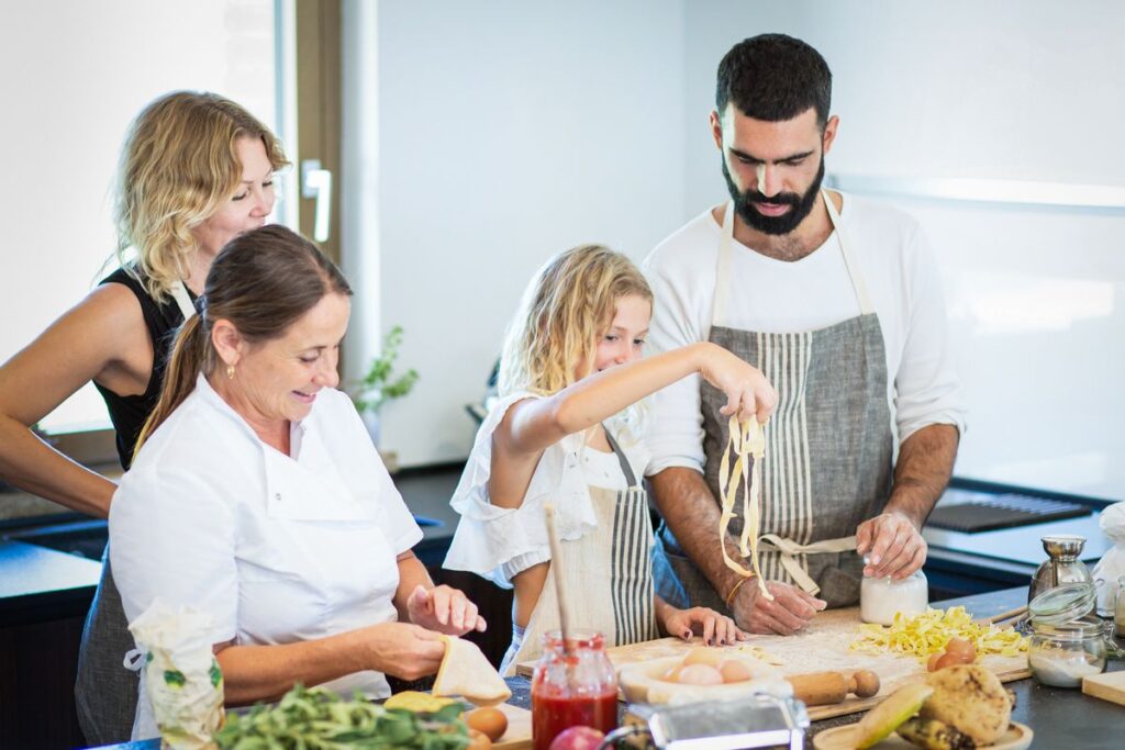 Children's Cooking class with a private chef at luxury villa in Tuscany, Italy
