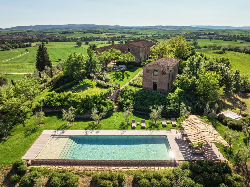 A restored luxury Tuscan estate